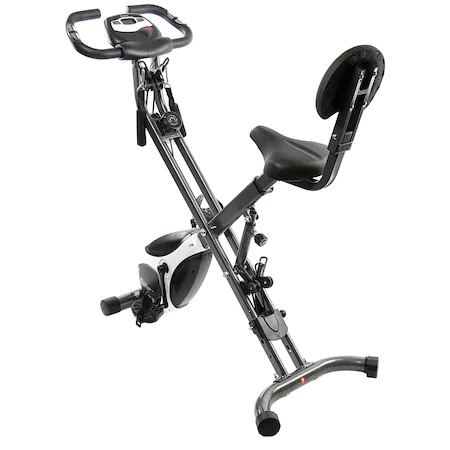 Bicicleta fitness pliabila KONDITION X BC-2100, cu corzi, colanta 1.3 kg, greutate maxima utilizator 100 kg