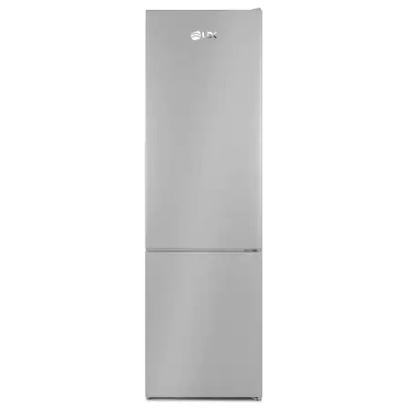 Combina frigorifica LDK Boreal DDS400IHLF, 378 l, Clasa F, Termostat ajustabil, H 201 cm, Argintiu