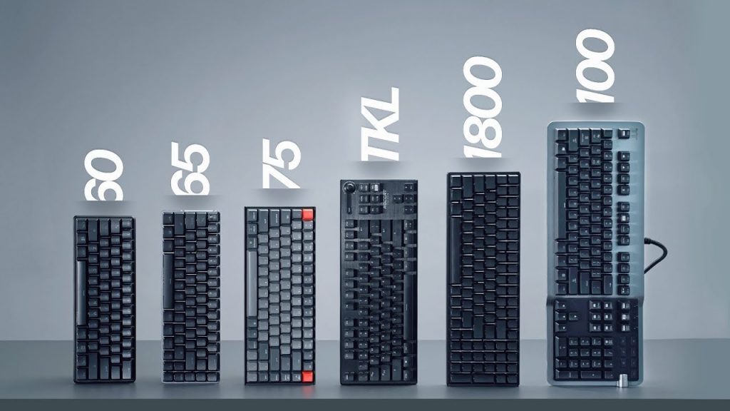 Dimensiuni diferite pentru tastaturi